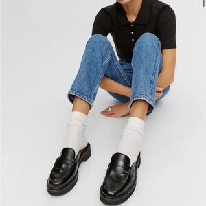 Reformation Angie Loafer Mule